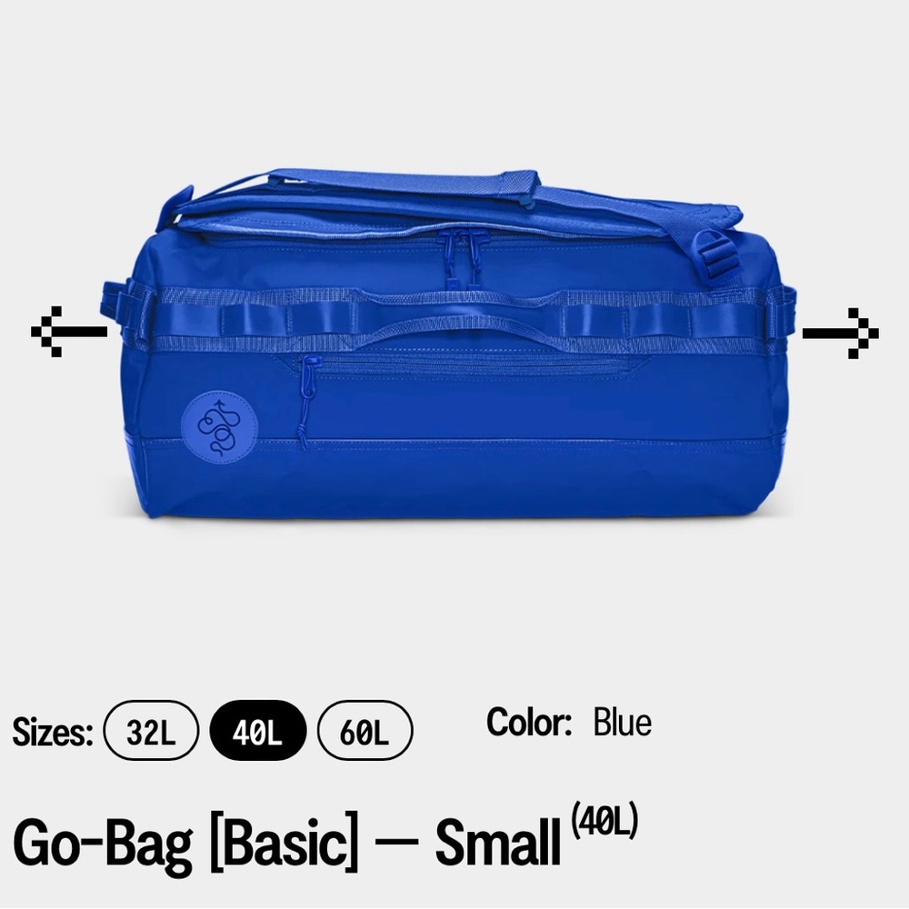 Baboon to the moon go bag blue